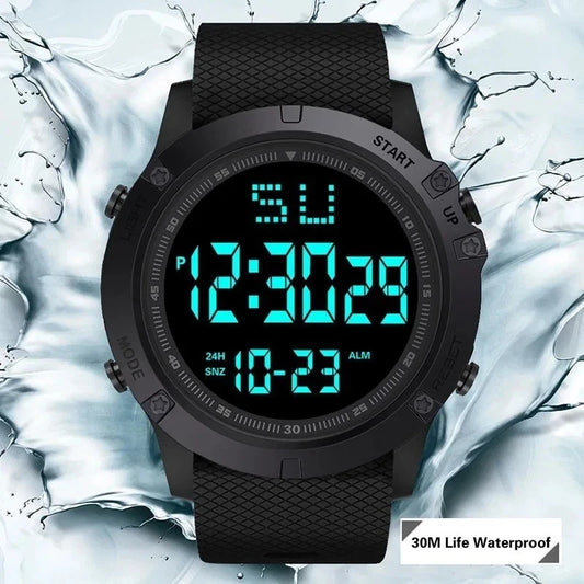 Waterproof Digital Sports Watch Military Tactical LED Backlight Wristwatch Men,https://orbitomart.com/