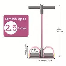 Adjustable Resistance Foot Pedal Resistance Band Home Gym Equipment for Waist Leg Arm Full Body Training