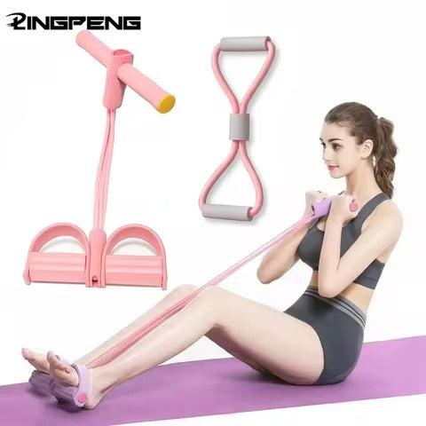 Adjustable Resistance Foot Pedal Resistance Band Home Gym Equipment for Waist Leg Arm Full Body Training